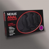 Набор из 3 массажеров простаты чёрного цвета NEXUS ANAL STARTER KIT - Nexus Range - в Красноярске купить с доставкой