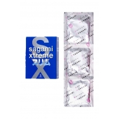 Розовые презервативы Sagami Xtreme FEEL FIT 3D - 3 шт. - Sagami - купить с доставкой в Красноярске