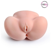 Реалистичный мастурбатор с двумя функциональными отверстиями - Erowoman-Eroman - в Красноярске купить с доставкой