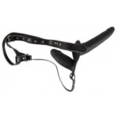 Женский страпон с вагинальной пробкой - 15 см. - Orion - купить с доставкой в Красноярске