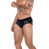 Черные мужские трусы-джоки Caspian Jockstrap - Clever Masculine Underwear купить с доставкой