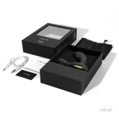 Чёрный перезаряжаемый стимулятор простаты Bruno Black - Lelo - в Красноярске купить с доставкой