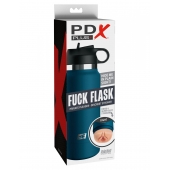 Мастурбатор-вагина в синей колбе F*ck Flask - Pipedream - в Красноярске купить с доставкой