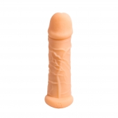 Телесный фаллоудлинитель Extra Size Bubbles - 15,5 см. - Lola Games - в Красноярске купить с доставкой