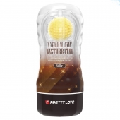 Прозрачный текстурированный мастурбатор Vacuum Cup Masturbator Stellar - Baile - в Красноярске купить с доставкой