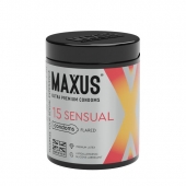 Анатомические презервативы MAXUS Sensual - 15 шт. - Maxus - купить с доставкой в Красноярске