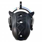 Черный замок верности Extreme Silicone Cock Blocker - Pipedream - купить с доставкой в Красноярске