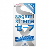 Презервативы Sagami Xtreme Ultrasafe с двойным количеством смазки - 10 шт. - Sagami - купить с доставкой в Красноярске