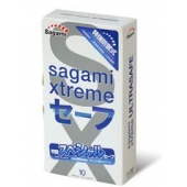 Презервативы Sagami Xtreme Ultrasafe с двойным количеством смазки - 10 шт. - Sagami - купить с доставкой в Красноярске