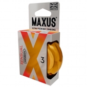 Презервативы анатомической формы Maxus Sensual - 3 шт. - Maxus - купить с доставкой в Красноярске