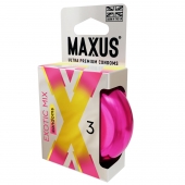 Ароматизированные презервативы Maxus Exotic Mix - 3 шт. - Maxus - купить с доставкой в Красноярске
