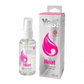 Возбуждающая силиконовая вагинальная смазка Yes Heat - 50 мл. - Sitabella - купить с доставкой в Красноярске