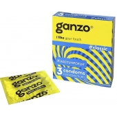 Классические презервативы с обильной смазкой Ganzo Classic - 3 шт. - Ganzo - купить с доставкой в Красноярске