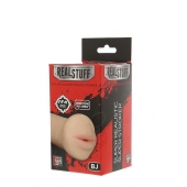 Нежный мастурбатор-ротик REALSTUFF 5INCH MASTURBATOR BJ - Dream Toys - в Красноярске купить с доставкой