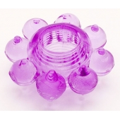 Мягкая фиолетовая гелевая насадка - Toyfa Basic - в Красноярске купить с доставкой