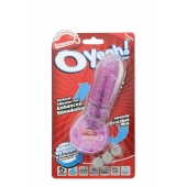 Фиолетовое эрекционное кольцо с вибрацией и пальчиком OYEAH PURPLE - Screaming O - в Красноярске купить с доставкой