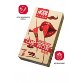 Презервативы Elasun Strawberry с аромато клубники - 10 шт. - Elasun - купить с доставкой в Красноярске