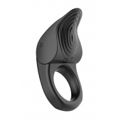 Черное эрекционное виброкольцо Vibro Lust Ring - MALESATION - в Красноярске купить с доставкой