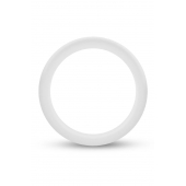 Белое люминесцентное эрекционное кольцо Silicone Glo Cock Ring - Blush Novelties - в Красноярске купить с доставкой