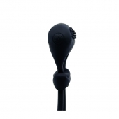 Чёрное лассо на пенис с вибрацией - Baile - в Красноярске купить с доставкой