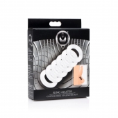 Комплект из 6 прозрачных эрекционных колец Ring Master Custom Ball Stretcher Kit - XR Brands - в Красноярске купить с доставкой