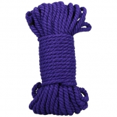 Фиолетовая верёвка для связывания и фиксации Bind Tie - 15,24 м. - Doc Johnson - купить с доставкой в Красноярске