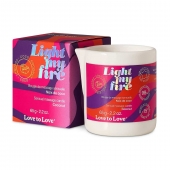 Массажная свеча Light My Fire Coconut с ароматом кокоса - 65 гр. - Love to Love - купить с доставкой в Красноярске