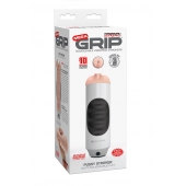 Мастурбатор-вагина Extreme Toyz Mega Grip Vibrating Stroker Mouth - Pipedream - в Красноярске купить с доставкой
