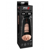 Мастурбатор-вагина с вибрацией Vibrating Mega Milker - Pipedream - в Красноярске купить с доставкой