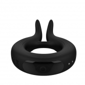 Черное эрекционное кольцо Marry Me Rechargeable Vibrating Cockring - Adrien Lastic - в Красноярске купить с доставкой