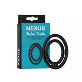 Черное двойное эрекционное кольцо Nexus Enduro Double - Nexus Range - в Красноярске купить с доставкой