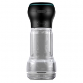 Набор PowerBlow   Feel Pocket Stroker Crystal: мастурбатор и интерактивная насадка - Kiiroo - в Красноярске купить с доставкой