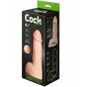 Телесный фаллоудлинитель с мошонкой Cock Next - 17 см. - LOVETOY (А-Полимер) - в Красноярске купить с доставкой