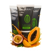 Набор из 3 съедобных лубрикантов JUJU со вкусом тропических фруктов - JuJu - купить с доставкой в Красноярске