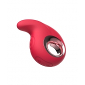 Красный клиторальный массажер с функцией постукивания - Secwell в Красноярске Красный клиторальный массажер с функцией постукивания - Secwell