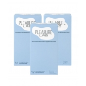 Набор из 3 упаковок ультратонких презервативов Pleasure Lab (по 12 шт.) - Pleasure Lab - купить с доставкой в Красноярске