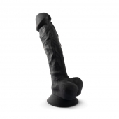 Черный фаллоимитатор SILEXD Model 1 9  - 23 см. - Adrien Lastic купить с доставкой в интернет-магазине Orgasmix в Красноярске Черный фаллоимитатор SILEXD Model 1 9  - 23 см. - Adrien Lastic