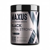Черные утолщенные презервативы MAXUS Extra Strong с железным кейсом - 15 шт. - Maxus - купить с доставкой в Красноярске