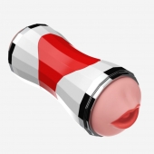 Двусторонний мастурбатор в колбе Power Grip Cup - вагина и ротик - Boys of Toys - в Красноярске купить с доставкой