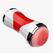 Двусторонний мастурбатор в колбе Power Grip Cup - вагина и ротик - Boys of Toys - в Красноярске купить с доставкой