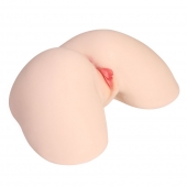 Мастурбатор-полуторс с двойным слоем материала и вибрацией Jenny Onahole Real Hips - KOKOS - в Красноярске купить с доставкой