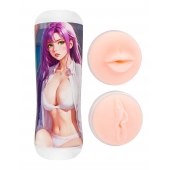 Двусторонний мастурбатор аниме - ротик и вагина - Tokyo Style - в Красноярске купить с доставкой