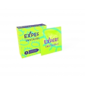 Ультратонкие презервативы Expert Invisible - 3 шт. - Expert - купить с доставкой в Красноярске