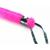 Нежная плеть с розовым мехом BDSM Light - 43 см. - БДСМ Арсенал - купить с доставкой в Красноярске