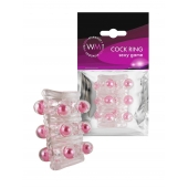 Прозрачная сквозная насадка на пенис с цветными шариками - Erowoman-Eroman - в Красноярске купить с доставкой