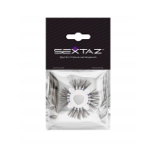 Эластичное эрекционное кольцо с черными «ресничками» - Sextaz - в Красноярске купить с доставкой