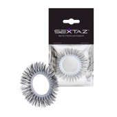 Круглое эрекционное кольцо с длинными «ресничками» - Sextaz - в Красноярске купить с доставкой