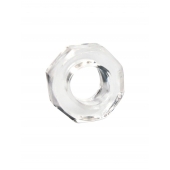 Прозрачное эрекционное кольцо в форме гайки - Sex Expert - в Красноярске купить с доставкой