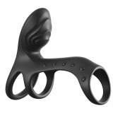 Черная насадка на пенис Ultimate Couples Cage Pro - Pipedream - в Красноярске купить с доставкой