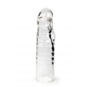 Прозрачная закрытая насадка на член - 15 см. - Sex Expert - в Красноярске купить с доставкой